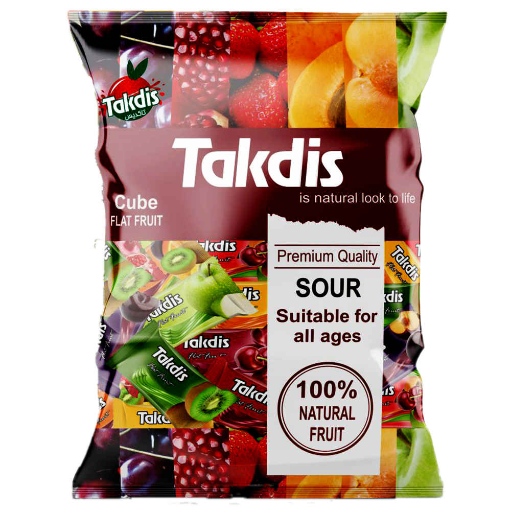 Lavaschak - Persische geschichtete und mundgerechte Takdis-Fruchtlederbonbons - 1000 g