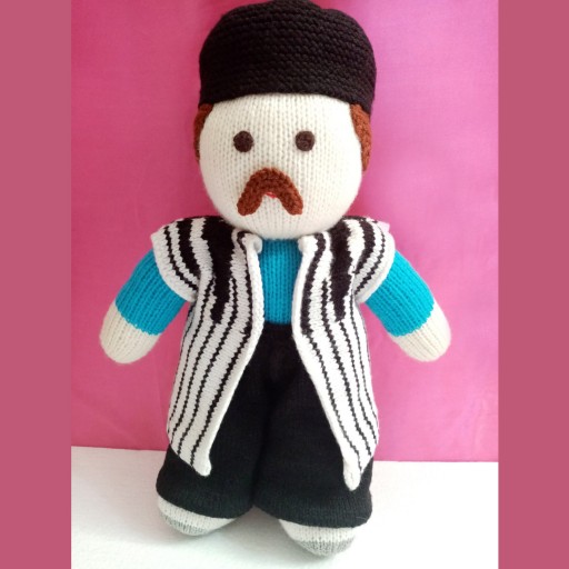 Amigurumi Handgemachte Gehäkelte Puppe – Traditionelle Bakhtiari | Weiches Kuscheltier
