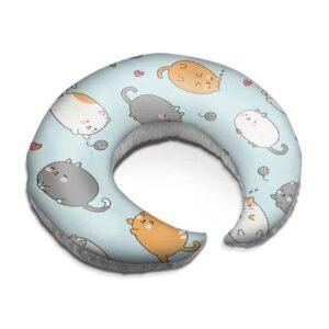 Samt Baby Stillkissen Modell Katzen (x2)