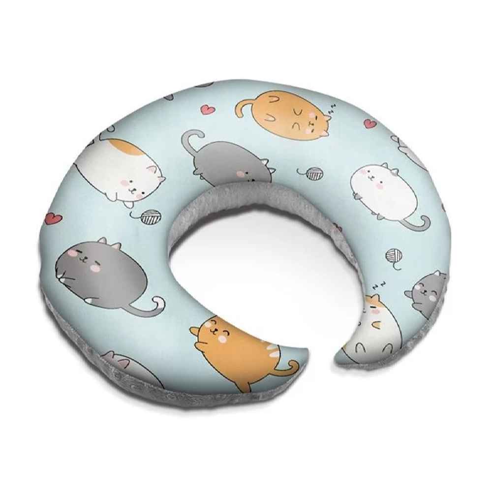 Samt Baby Stillkissen Modell Katzen (x2)