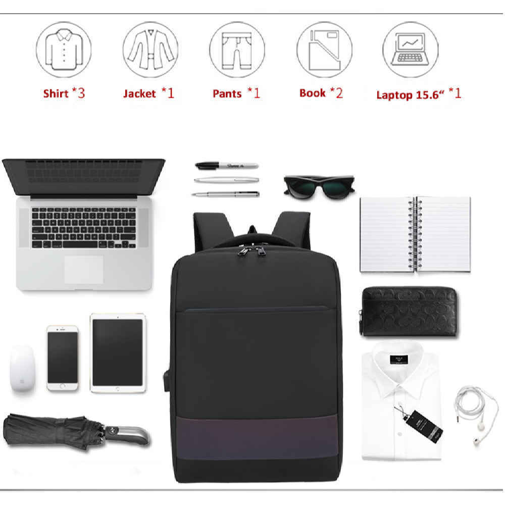 Wasserdichter 15,6-Zoll-Laptoprucksack Modell Aria