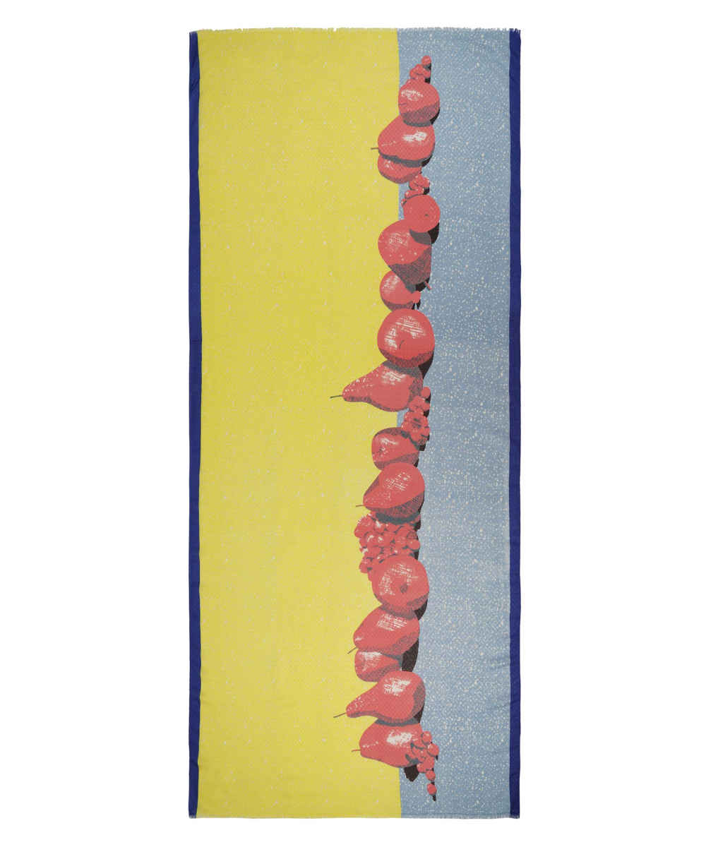 Modischer Baumwollschal für Frauen Modell Obst