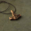 Graviertes Holz-Pendant Handgefertigt mit Künstlerischem Stil Unendlichkeit