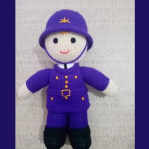 Amigurumi Handgemachte Gehäkelte Puppe – Polizist | Weiches Kuscheltier