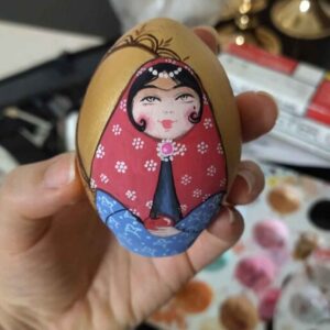 Elegante Töpferware Haftseen Eier für Nowruz Persisches Neujahr – Khatoon