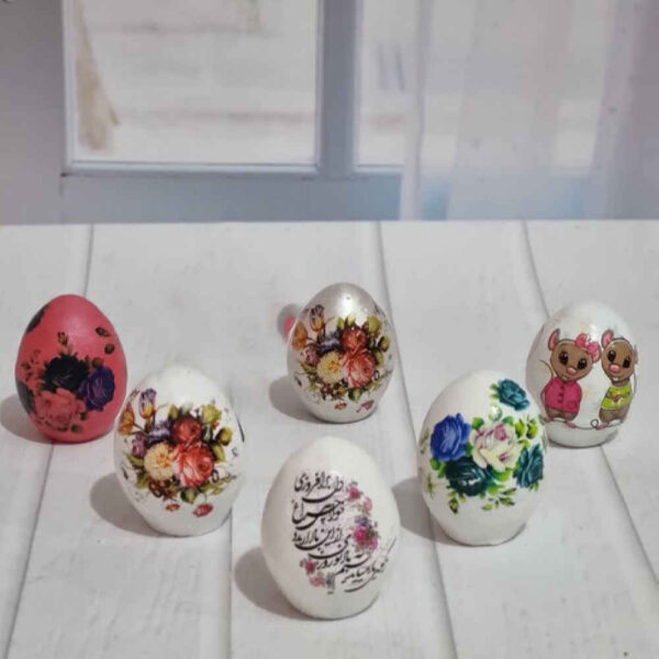 Elegante Töpferware Haftseen Eier für Nowruz Persisches Neujahr - Eyd