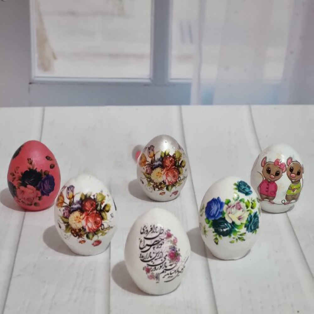Elegante Töpferware Haftseen Eier für Nowruz Persisches Neujahr - Eyd