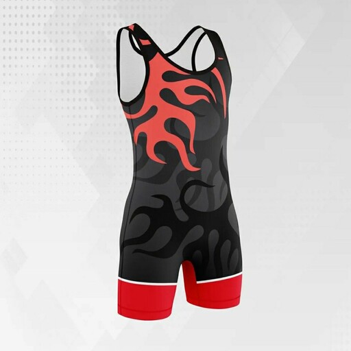 Herren Freistilsinglet ohne Ärmel Modell Feuer