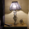 Originelle Tischlampe – handgefertigtes Keramik-Zebra