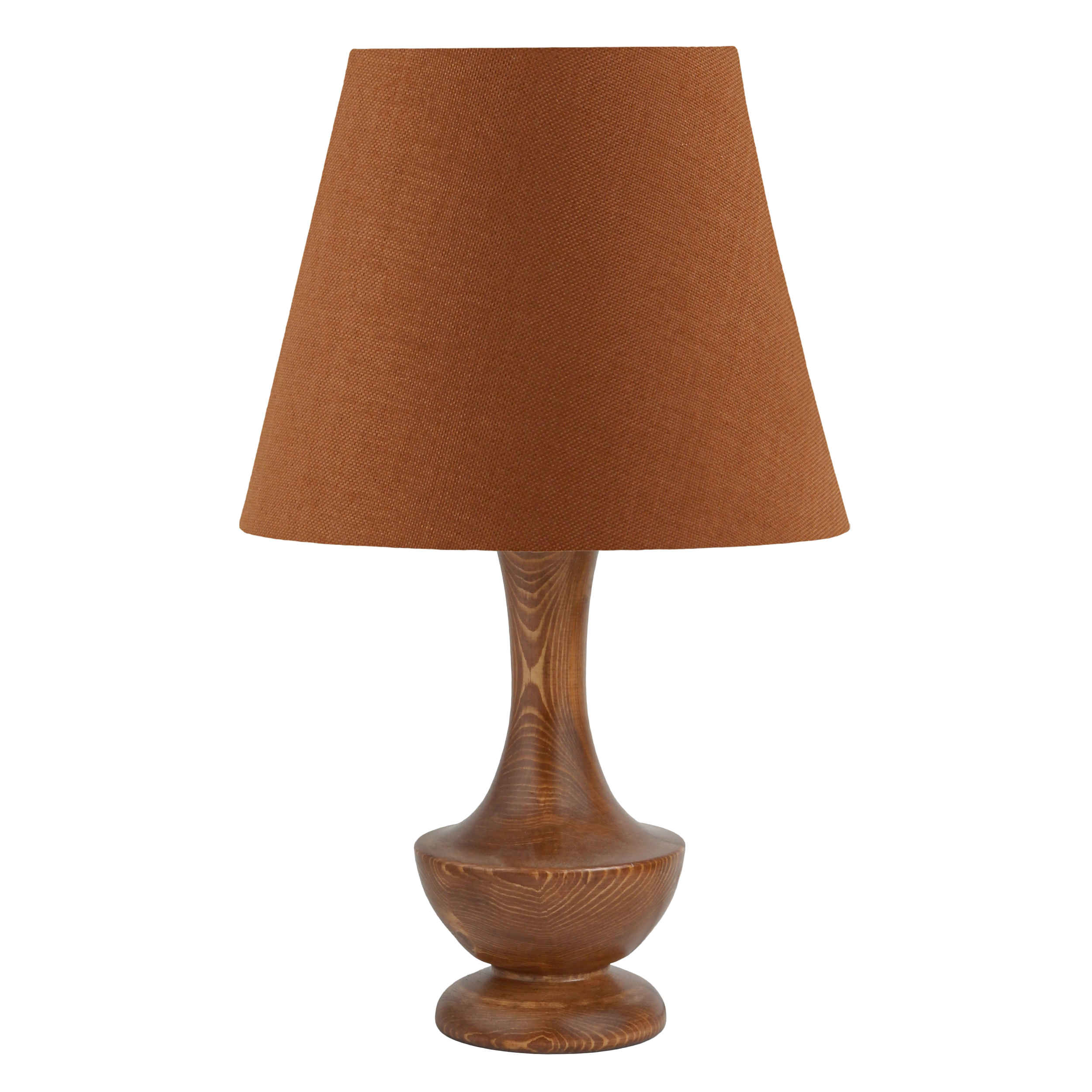 Akzent Holz-Tischlampe Handgefertigt Katayoun