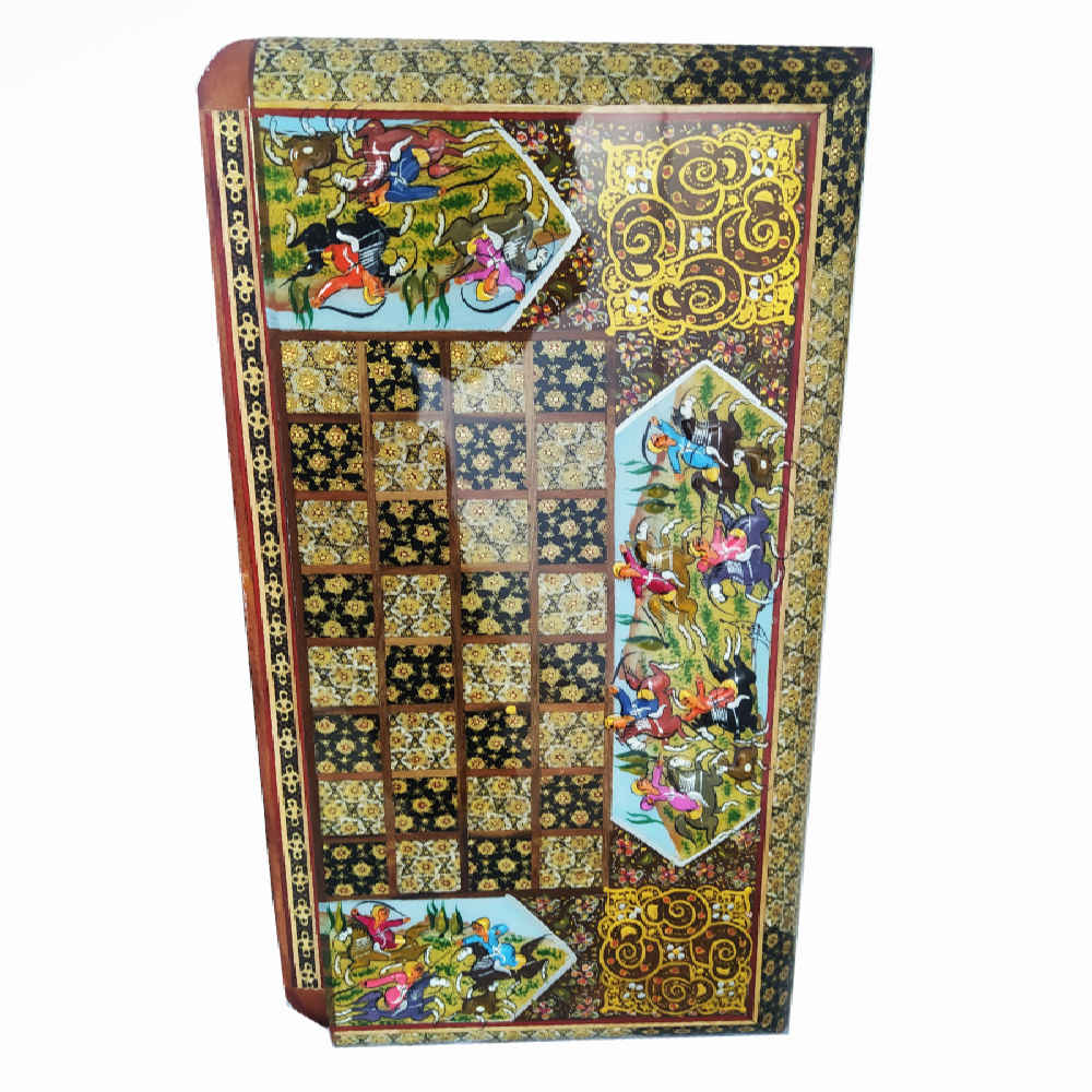 Persisches Intarsien-Schachbrett Modell Mehregan