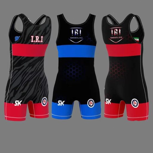 Herren Irans Freistilsinglet ohne Ärmel Modell Team