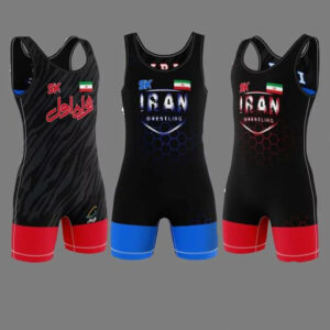 Herren Irans Freistilsinglet ohne Ärmel Modell Team