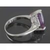 Lila Amethyst Silberring für Damen Ashk