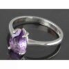 Lila Amethyst Silberring für Damen Zarif