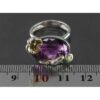 Lila Amethyst Silberring für Damen Bahar