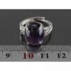 Lila Amethyst Silberring für Damen Daam