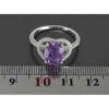 Lila Amethyst Silberring für Damen Delbar