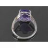 Lila Amethyst Silberring für Damen Damle