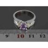 Lila Amethyst Silberring für Damen Sanaz