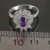 Lila Amethyst Silberring für Damen Sarvenaz
