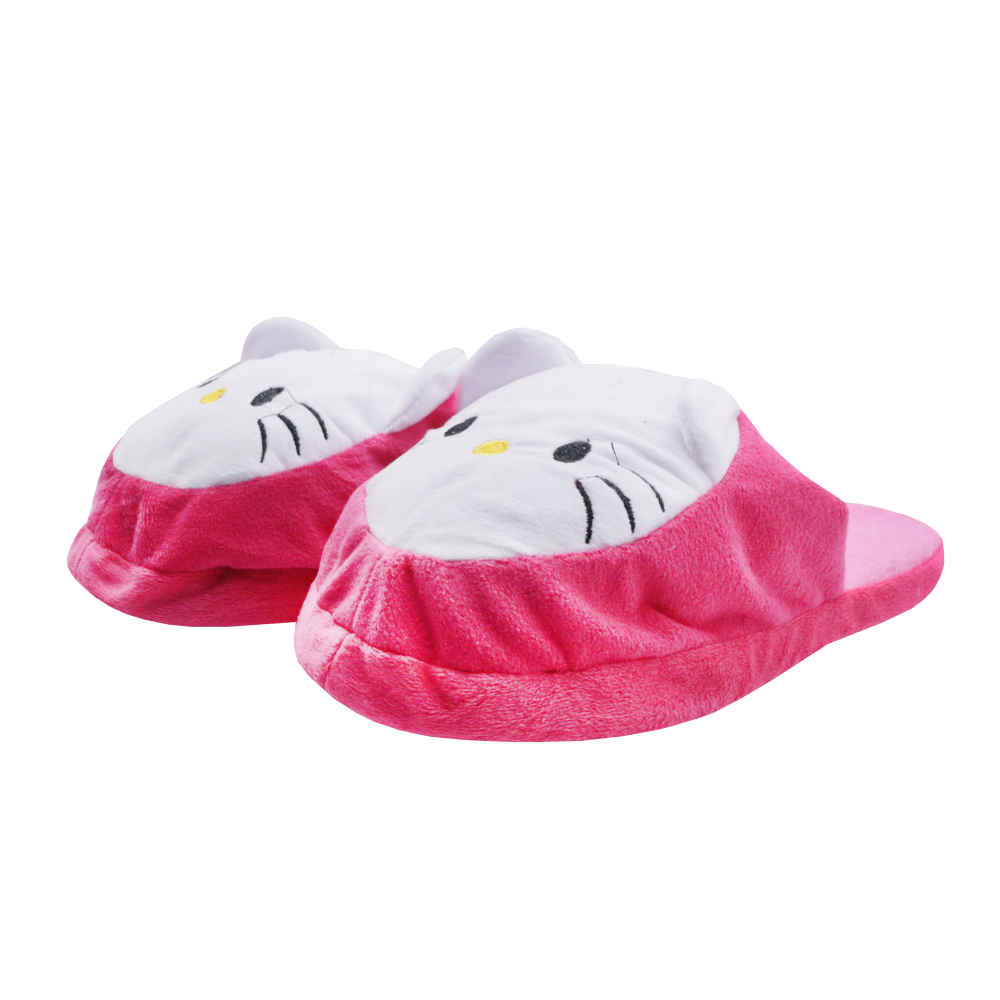 Weiche Damen Plüsch Hausschuhe Modell Hello Kitty
