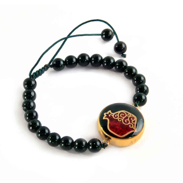 Persisches Perlenarmband für Damen – Schwarzer Naar