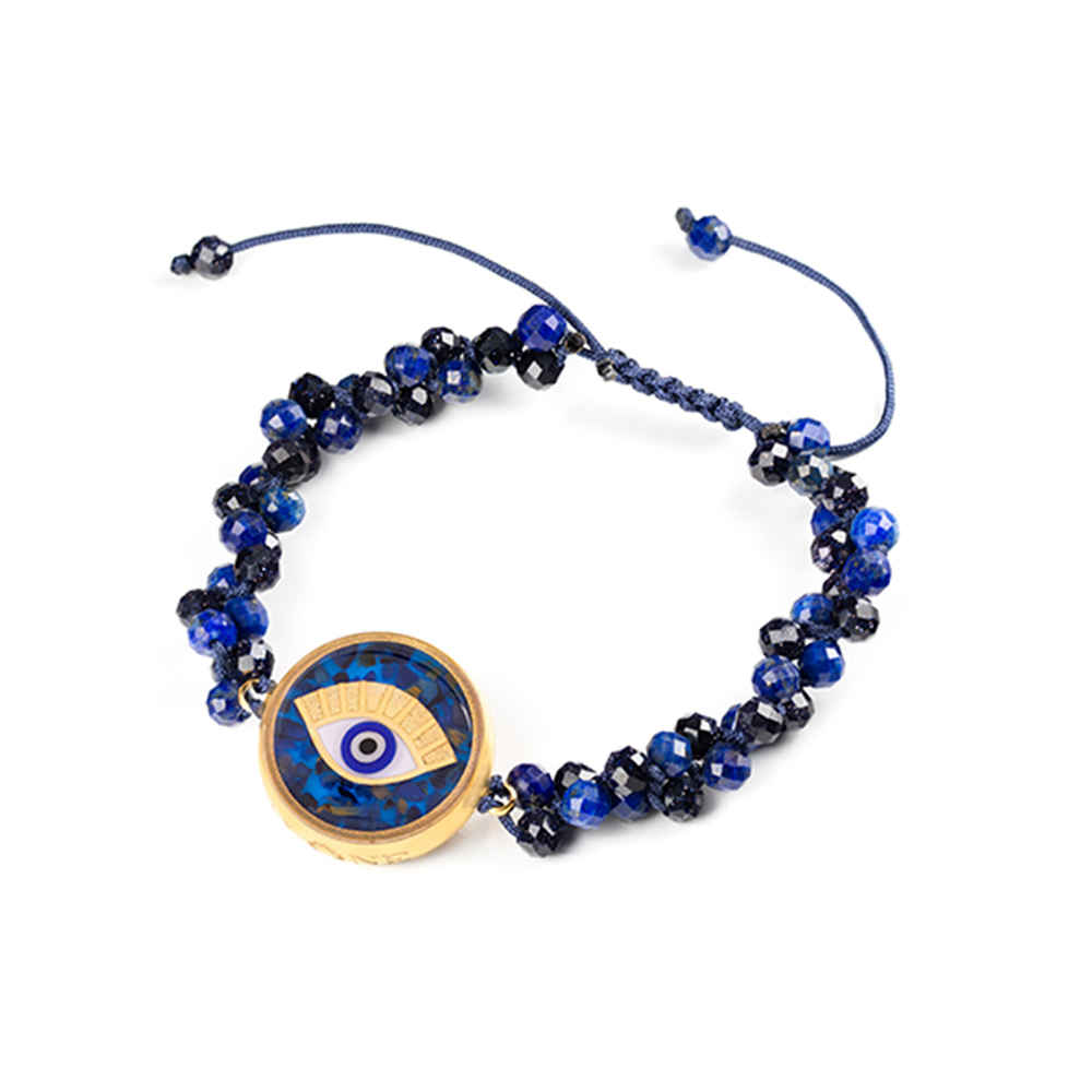 Persisches Perlenarmband für Damen – Blauer Jaanan
