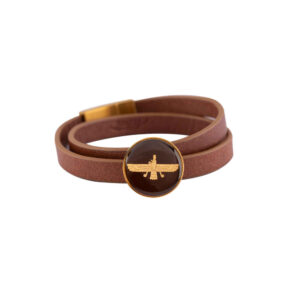 Persisches Lederarmband für Männer und Frauen – Farvahar