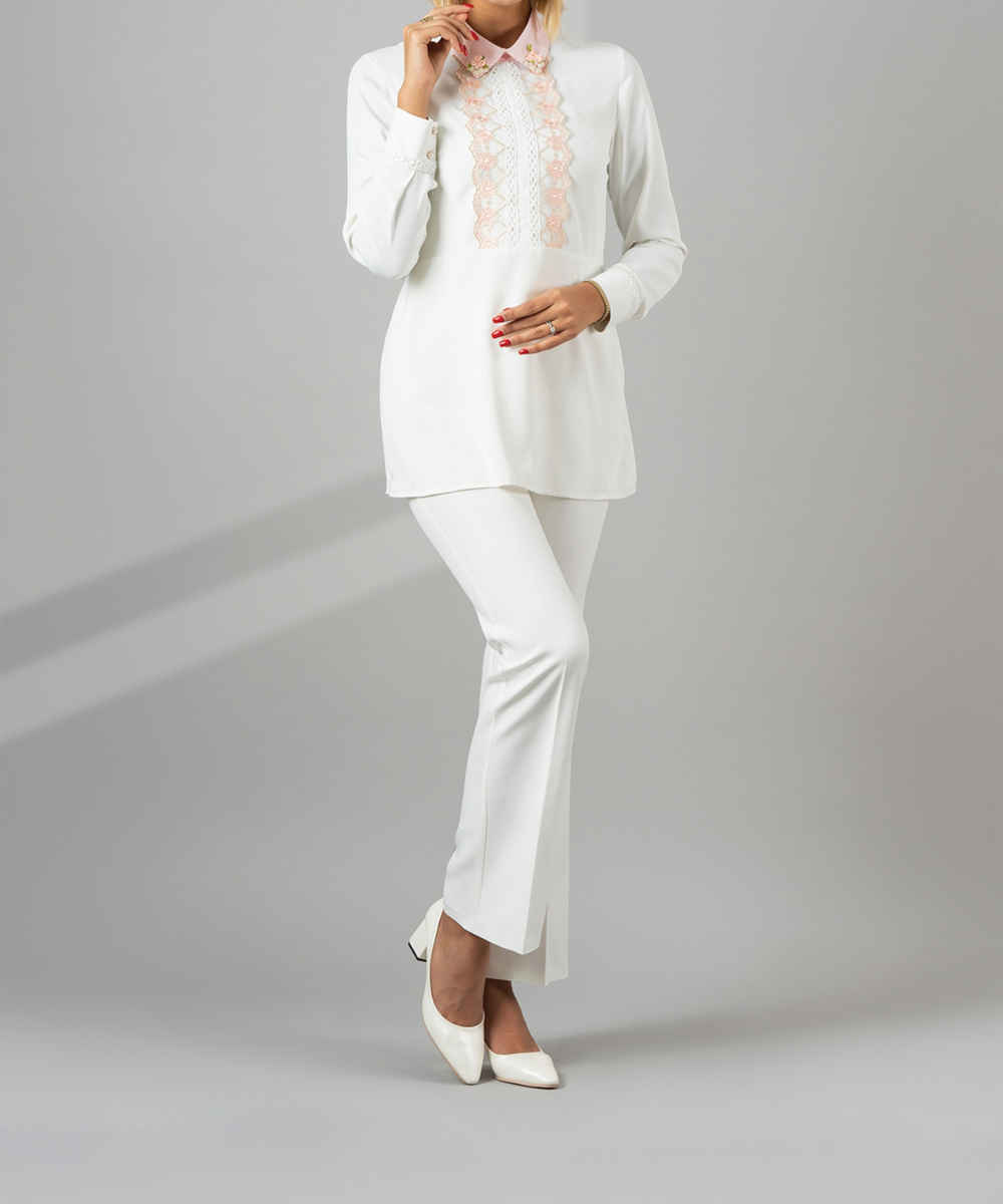 Damen Besticktes Hemd Modell Tiara