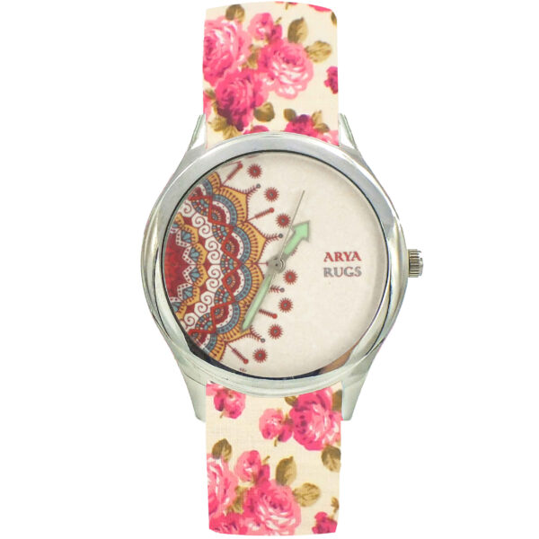 Damen Florale Liberty Bohemian Stoffband-Uhr – Panah