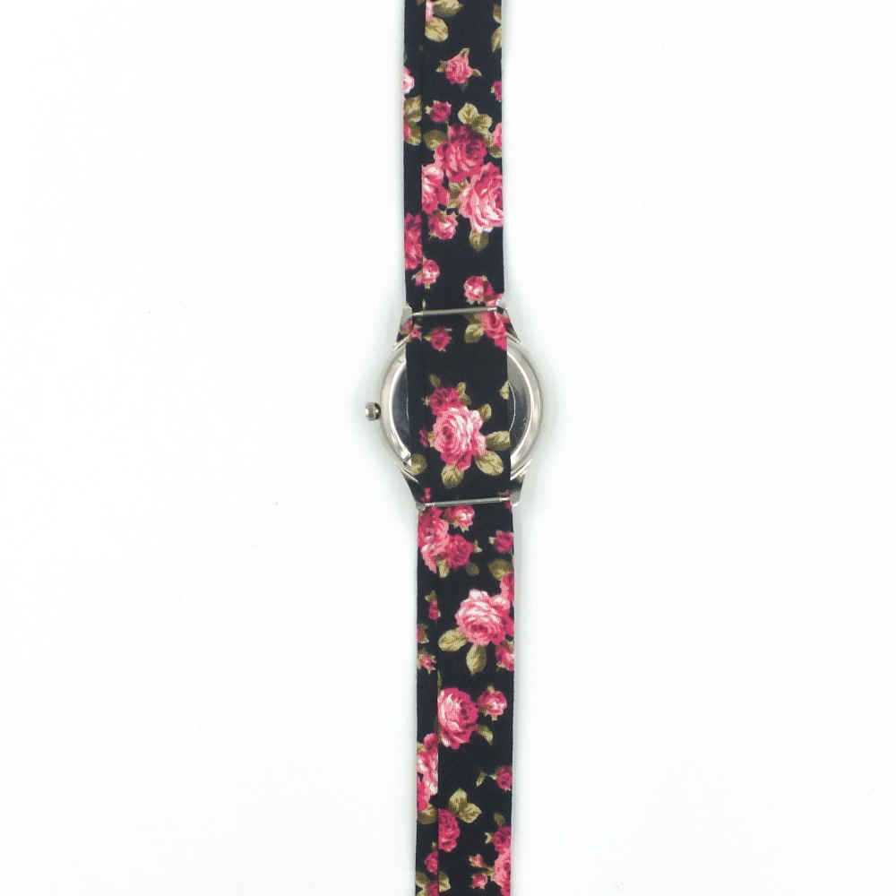 Damen Florale Liberty Boho Stoffband-Uhr – Raz
