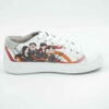 Graffiti-Print Sneakers - Damenchic Freizeitschuhe Modell Adams