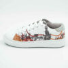 Graffiti-Print Sneakers - Damenchic Freizeitschuhe Modell Adams