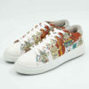 Graffiti-Print Sneakers - Damenchic Freizeitschuhe Modell Cartoon