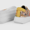 Graffiti-Print Sneakers - Damenchic Freizeitschuhe Modell City