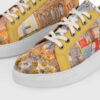 Graffiti-Print Sneakers - Damenchic Freizeitschuhe Modell City