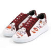 Graffiti-Print Sneakers - Damenchic Freizeitschuhe Modell Fox