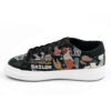 Graffiti-Print Sneakers - Damenchic Freizeitschuhe Modell Karin