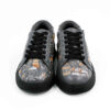 Graffiti-Print Sneakers - Damenchic Freizeitschuhe Modell Nature