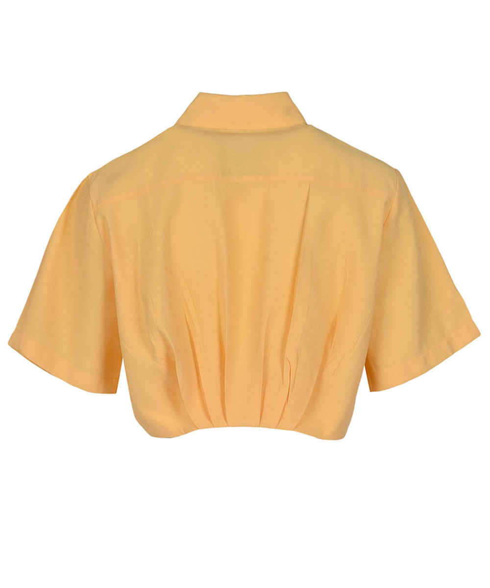 Damen Kurzarm Besticktes Hemd Modell Luna