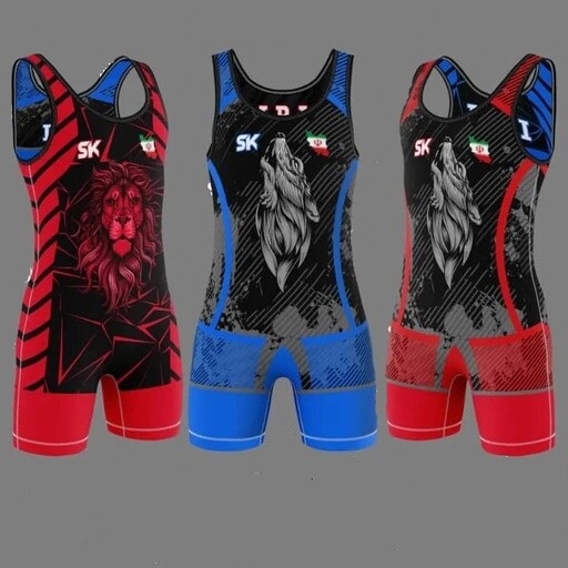 Herren Irans Freistilsinglet ohne Ärmel Modell Iran