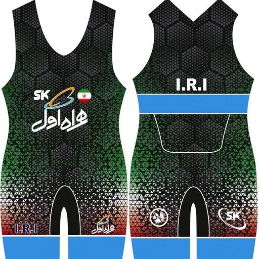 Herren Irans Freistilsinglet ohne Ärmel Modell Sajadi Kia