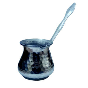 Türkische Kaffeekanne – Traditioneller Aluminium-Cezve / Ibrik, Dara