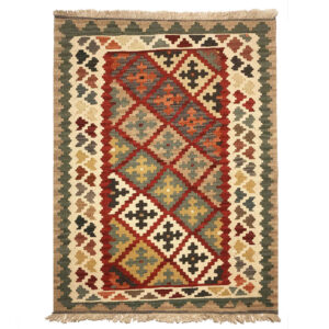Persischer Woll Kelim Teppich traditionell handgewebt Modell Hordis
