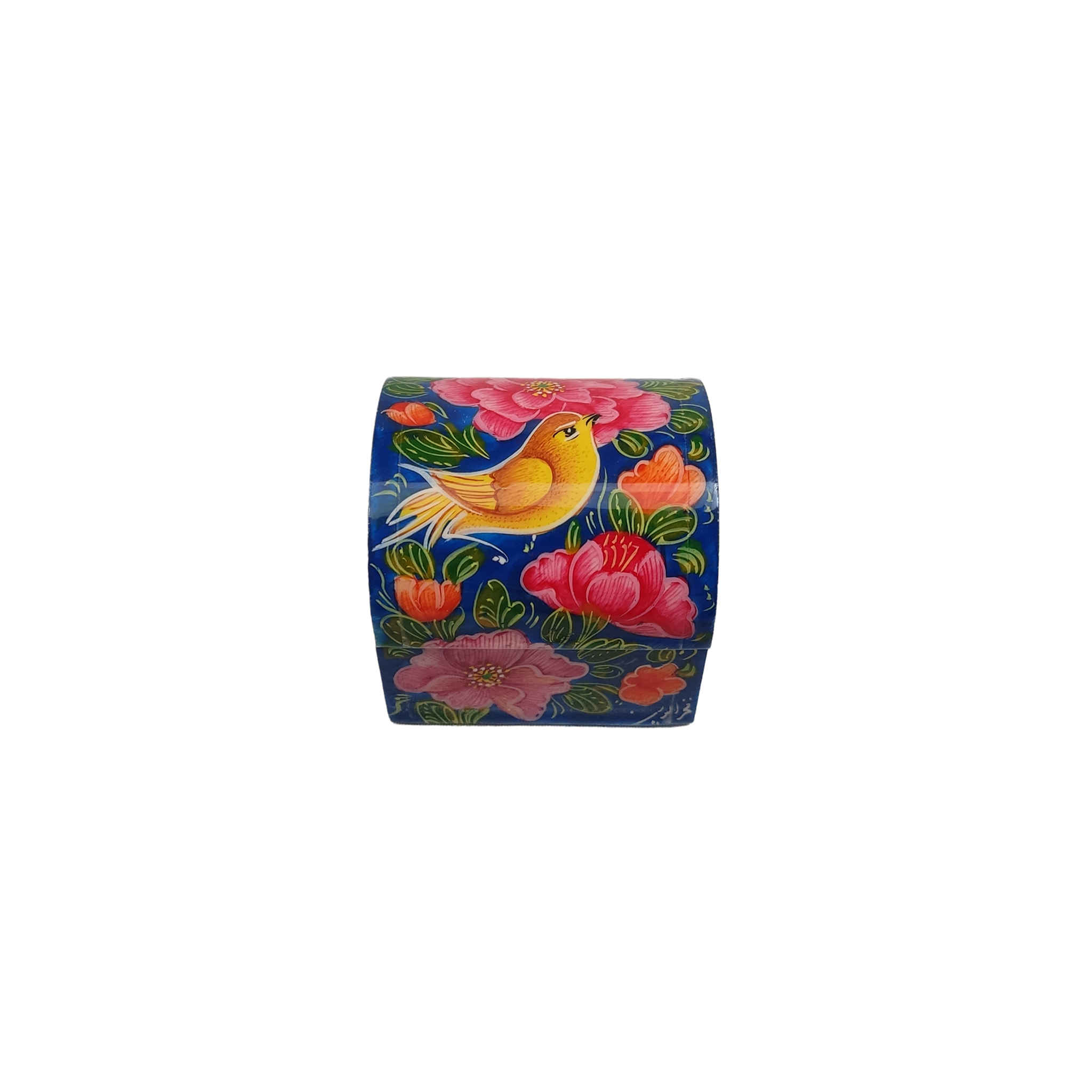 Handgefertigte Knochen-Schmuckbox mit persisch inspiriertem Behesht-Muster