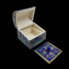 Handgefertigte Knochen-Schmuckbox mit persisch inspiriertem Eslimi-Muster