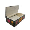 Handgefertigte Knochen-Schmuckbox mit persisch inspiriertem Golabetoon-Muster
