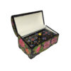Handgefertigte Knochen-Schmuckbox mit persisch inspiriertem Haniran-Muster