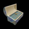 Handgefertigte Knochen-Schmuckbox mit persisch inspiriertem Taher-Muster